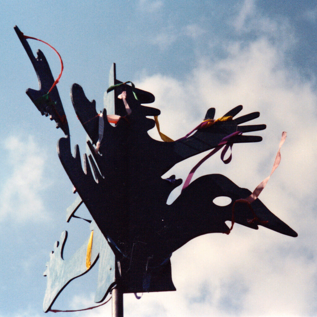 Die andere Geschichte – in den Wind geschrieben, 1986, Ausstellung «Repères – Merkzeichen» des Kantons Wallis